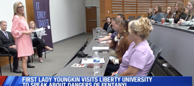 WFXR Roanoke Coverage of First Lady's visit to Liberty University